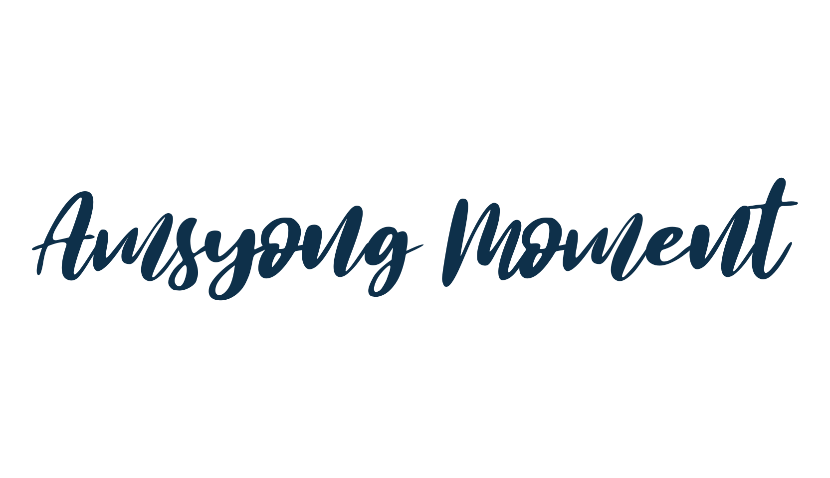 Amsyong Moment, fancy decorative font preview