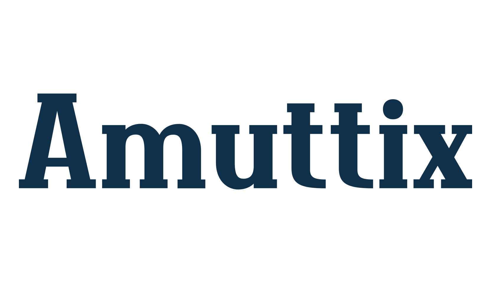Amuttix, basic serif font preview
