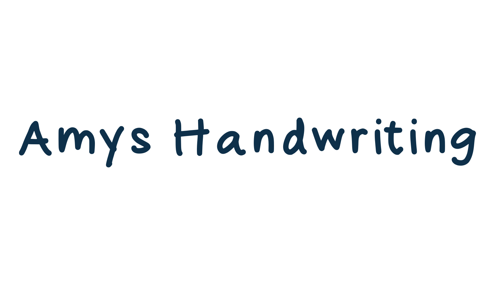 Amys Handwriting, script handwritten fancy decorative calligraphy font preview