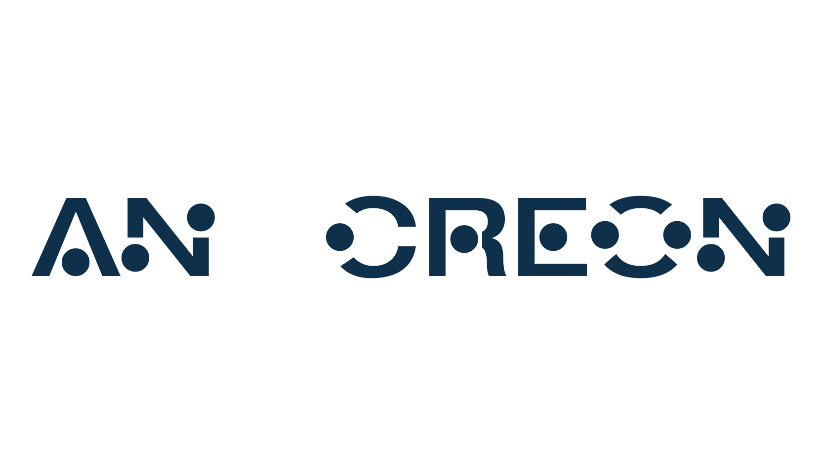 An Creon, techno sci-fi font preview
