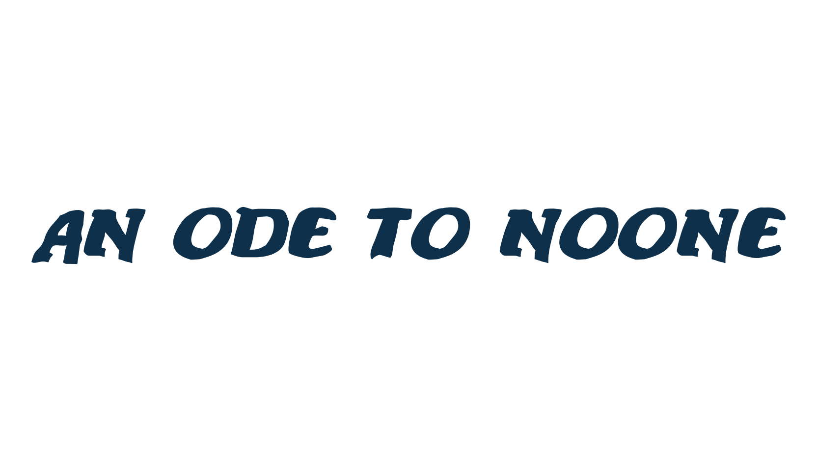 An ode to noone, fancy cartoon decorative font preview