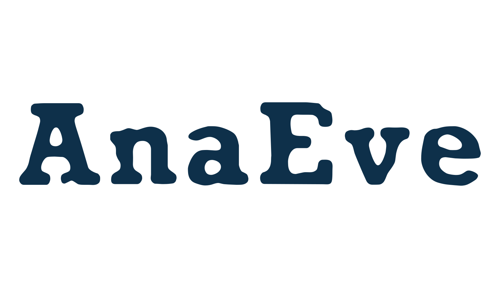 AnaEve, fancy eroded decorative font preview