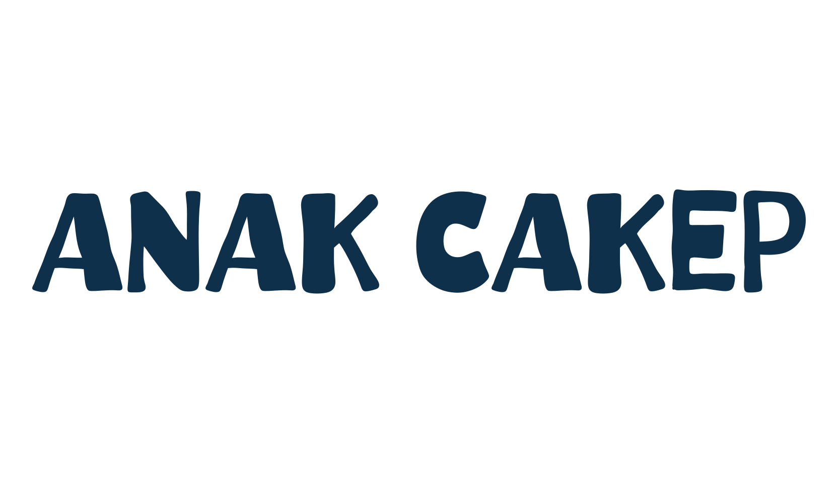 Anak Cakep, fancy cartoon decorative font preview