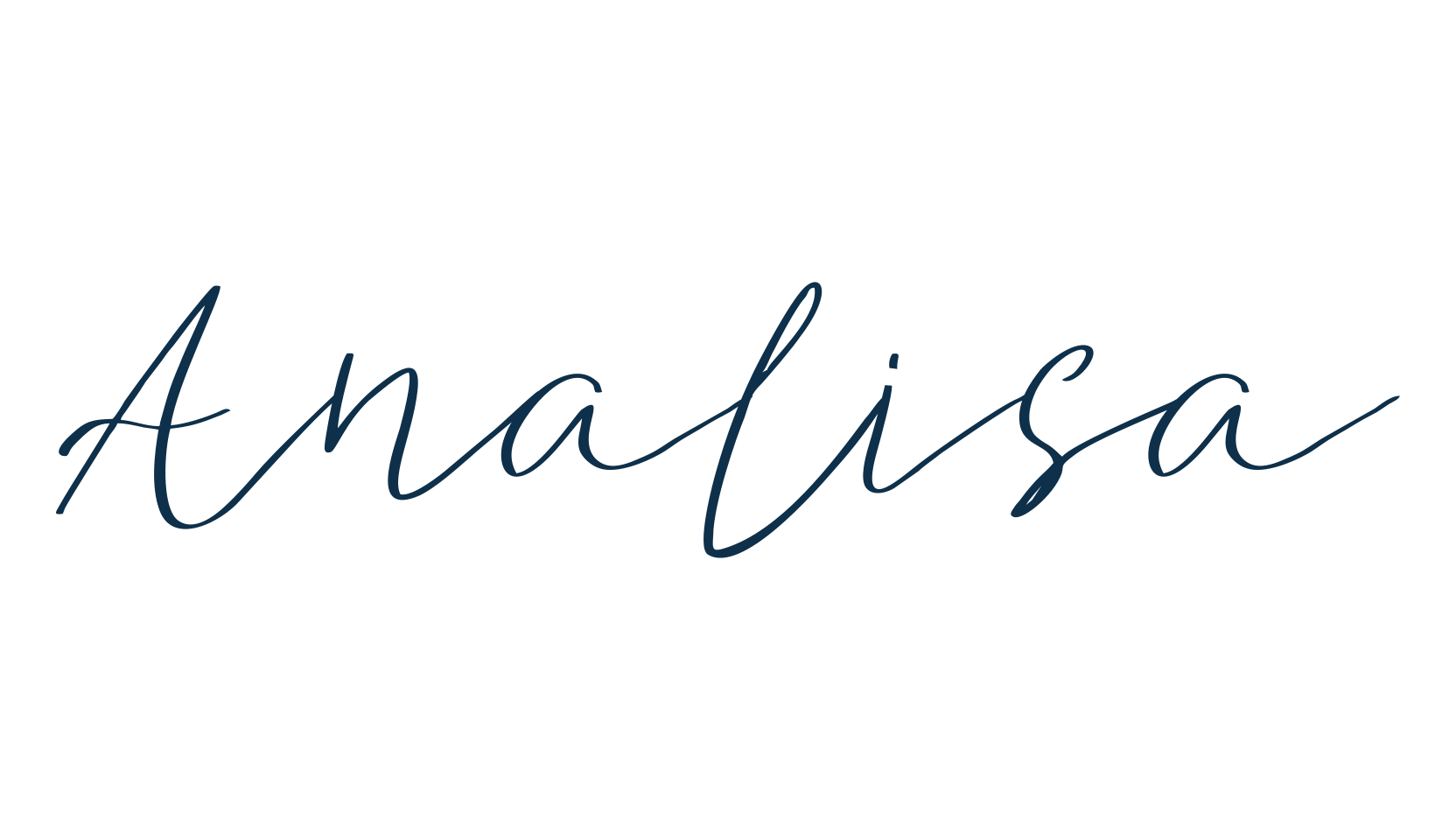 Analisa, script handwritten fancy decorative calligraphy font preview