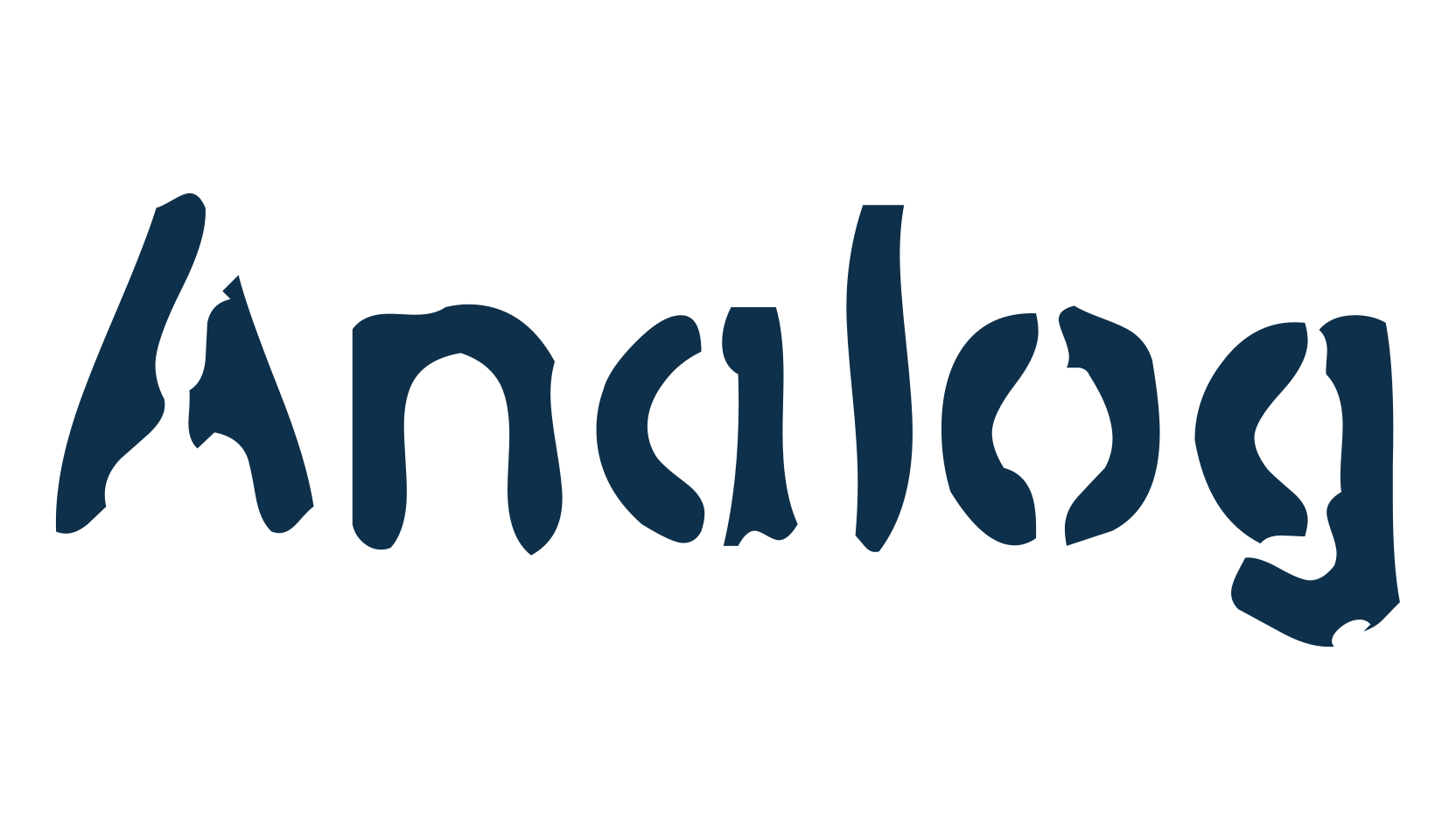 Analog, fancy stencil, army decorative font preview