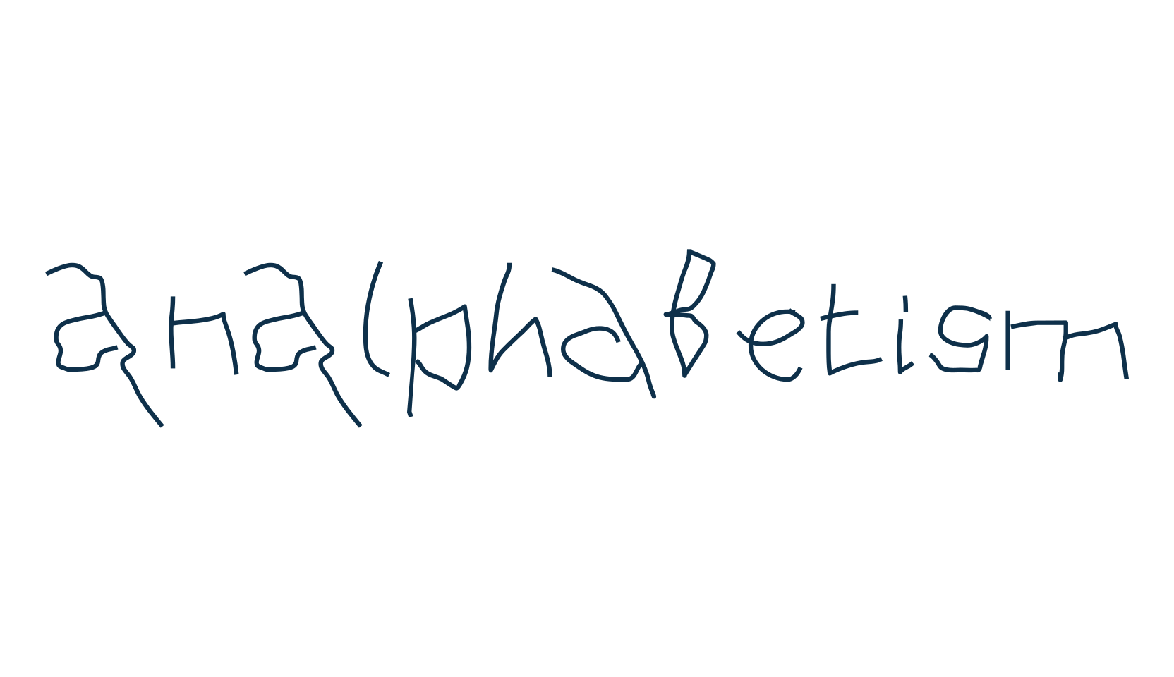 AnAlphaBetism, school font preview