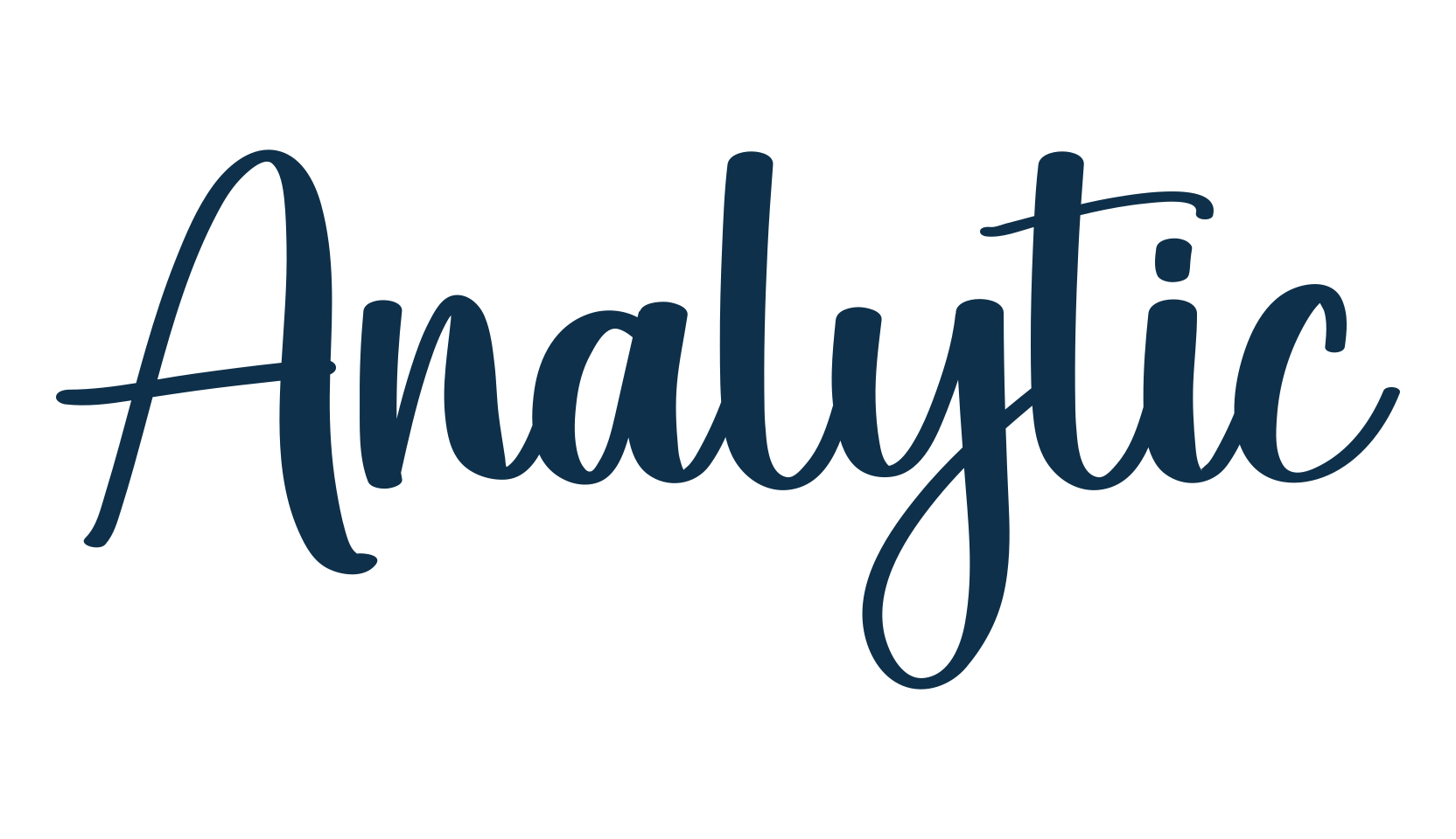 Analytic, various font preview