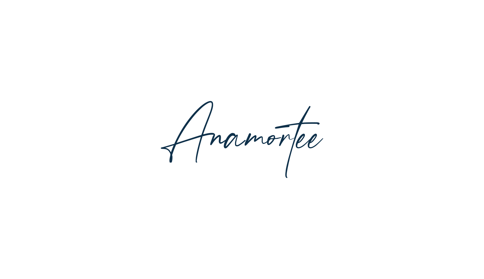 Anamortee, handwriting font preview