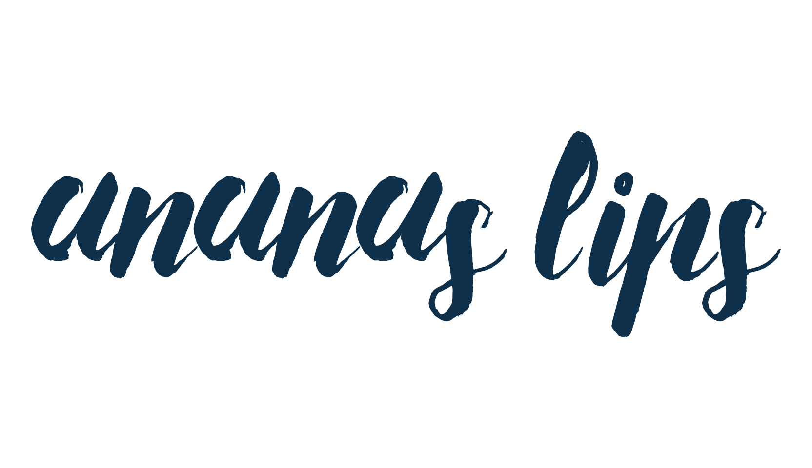 Ananas Lips, script brush fancy decorative calligraphy font preview
