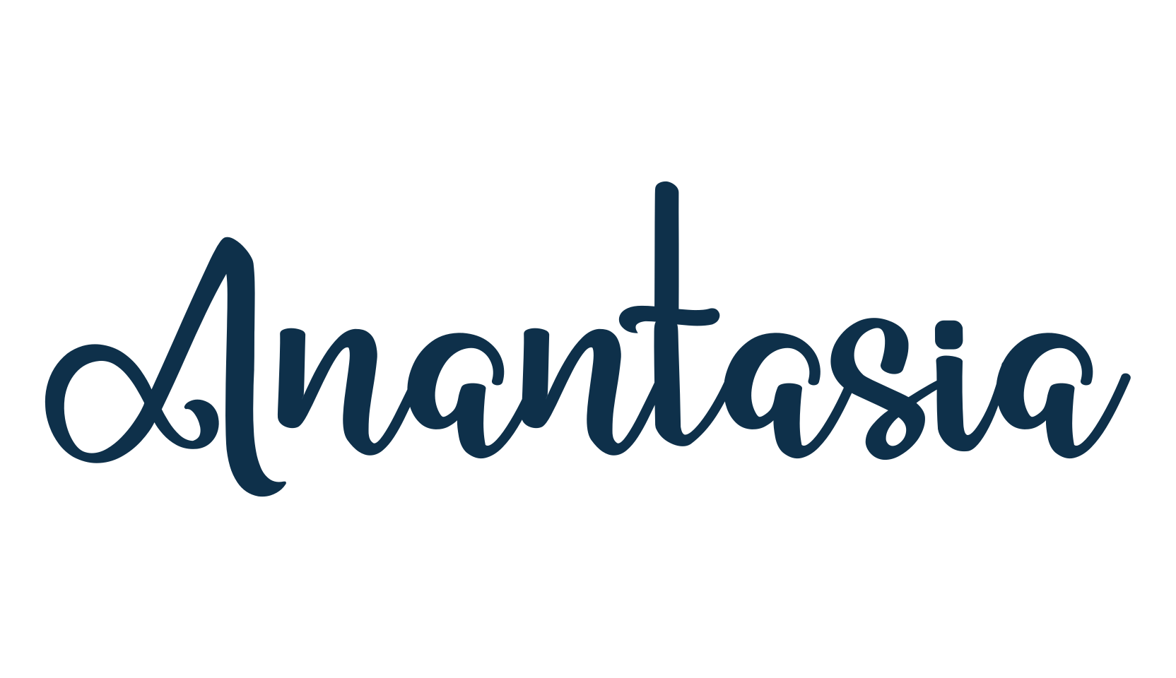 Anantasia, fancy various decorative script calligraphy font preview