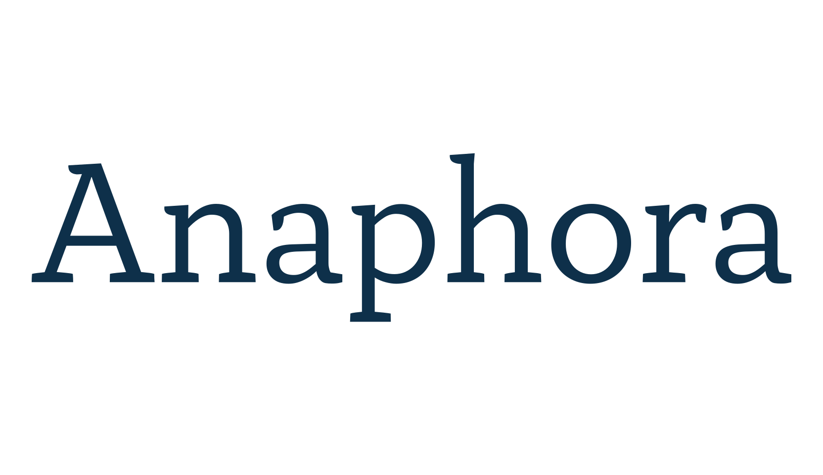 Anaphora, serif font preview