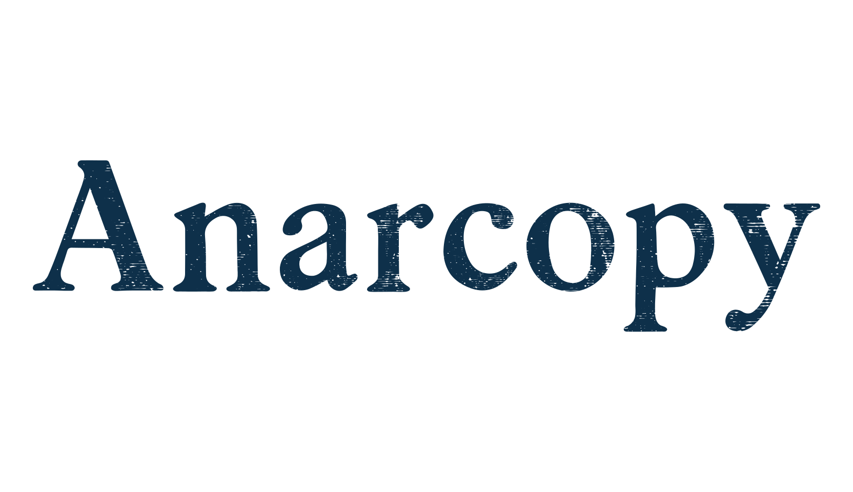 Anarcopy, fancy eroded decorative font preview