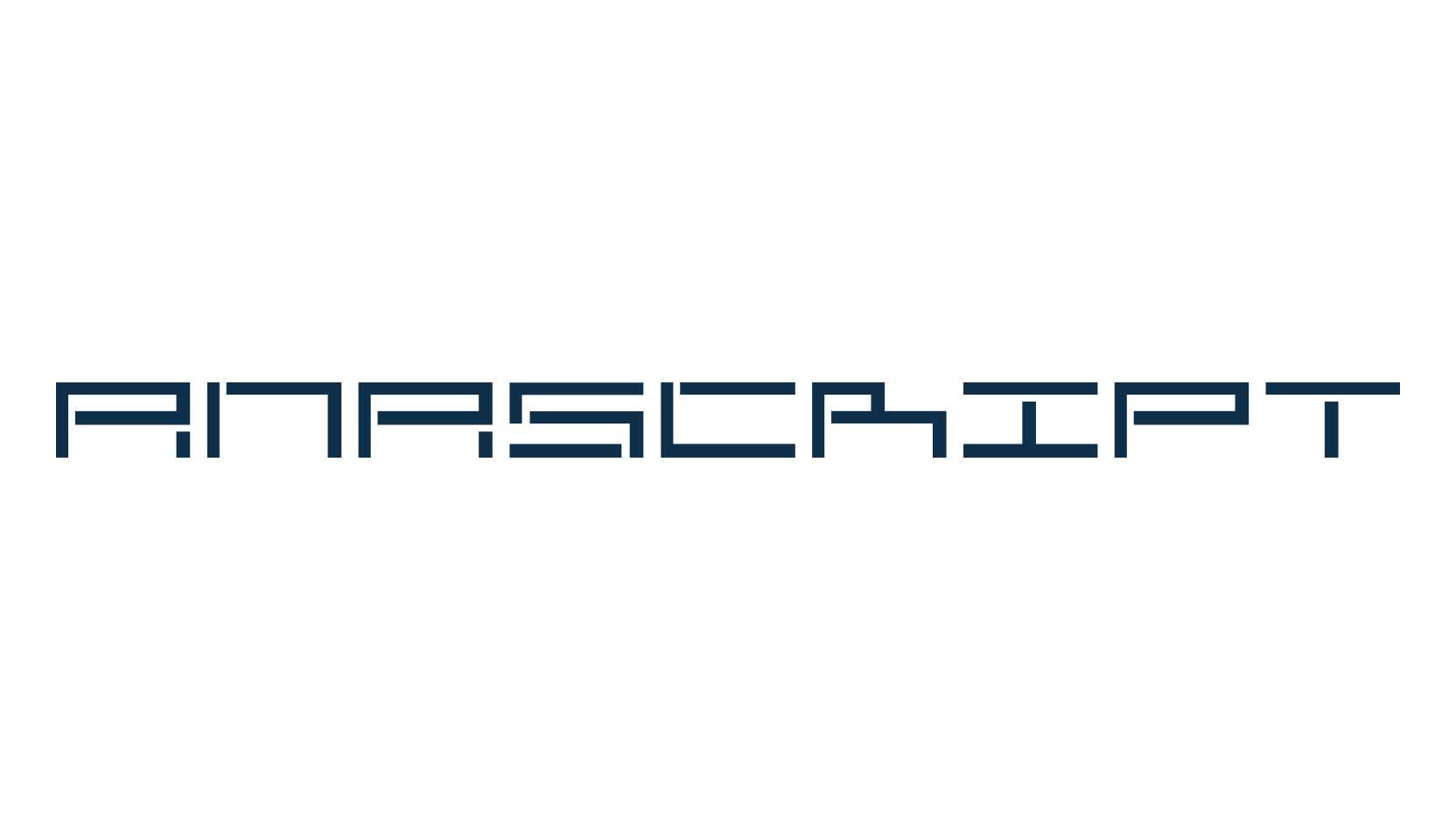AnaScript, square font preview