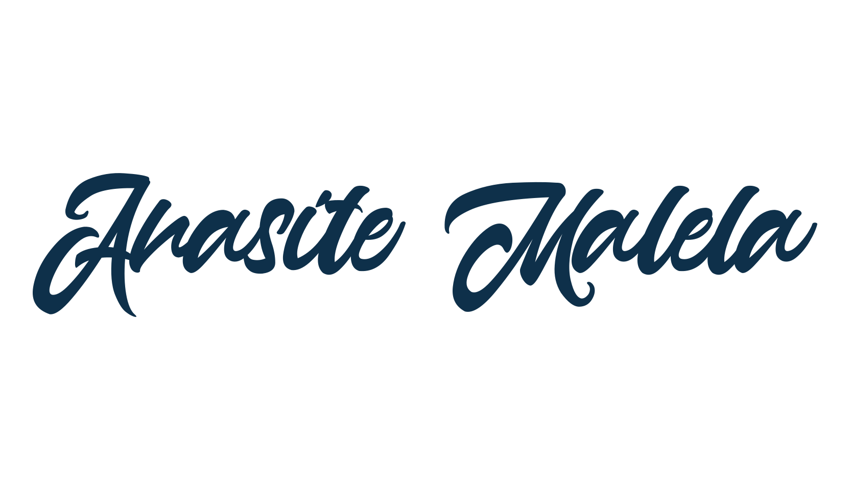 Anasite Malela, display market font preview