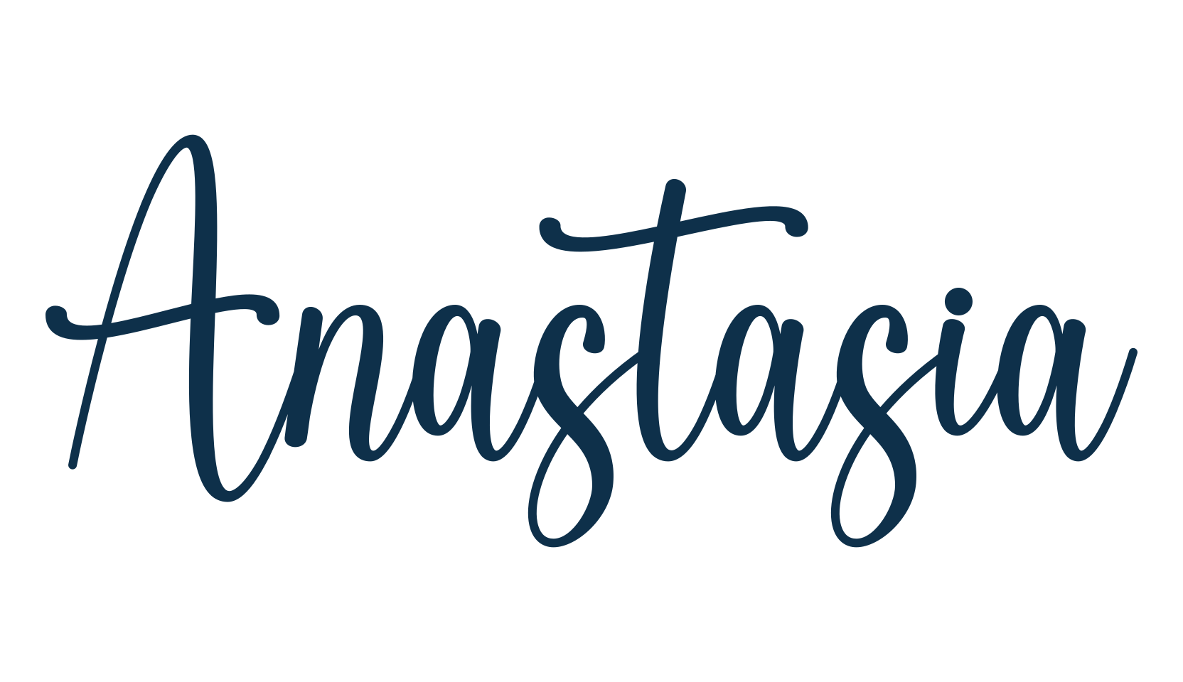 Anastasia (anastasia-4), script handwritten fancy decorative calligraphy font preview