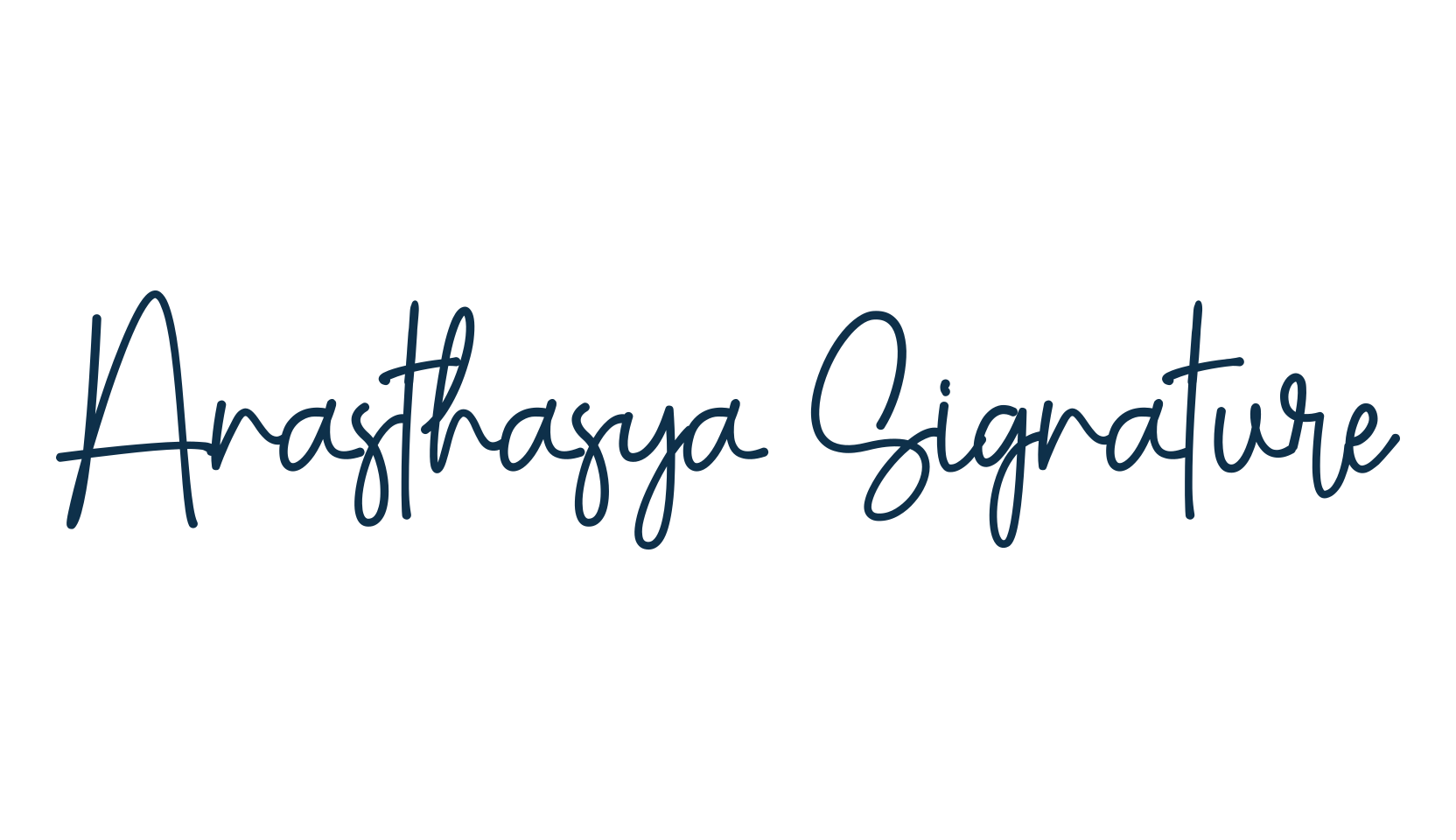 Anasthasya Signature, script handwritten fancy decorative calligraphy font preview