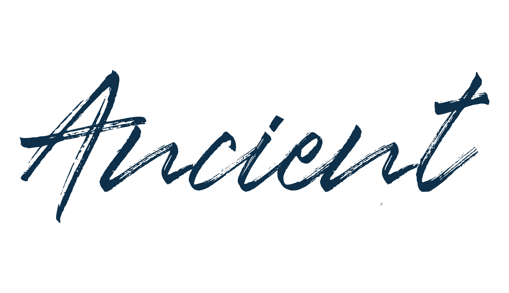 Ancient (ancient-2), script brush fancy decorative calligraphy font preview