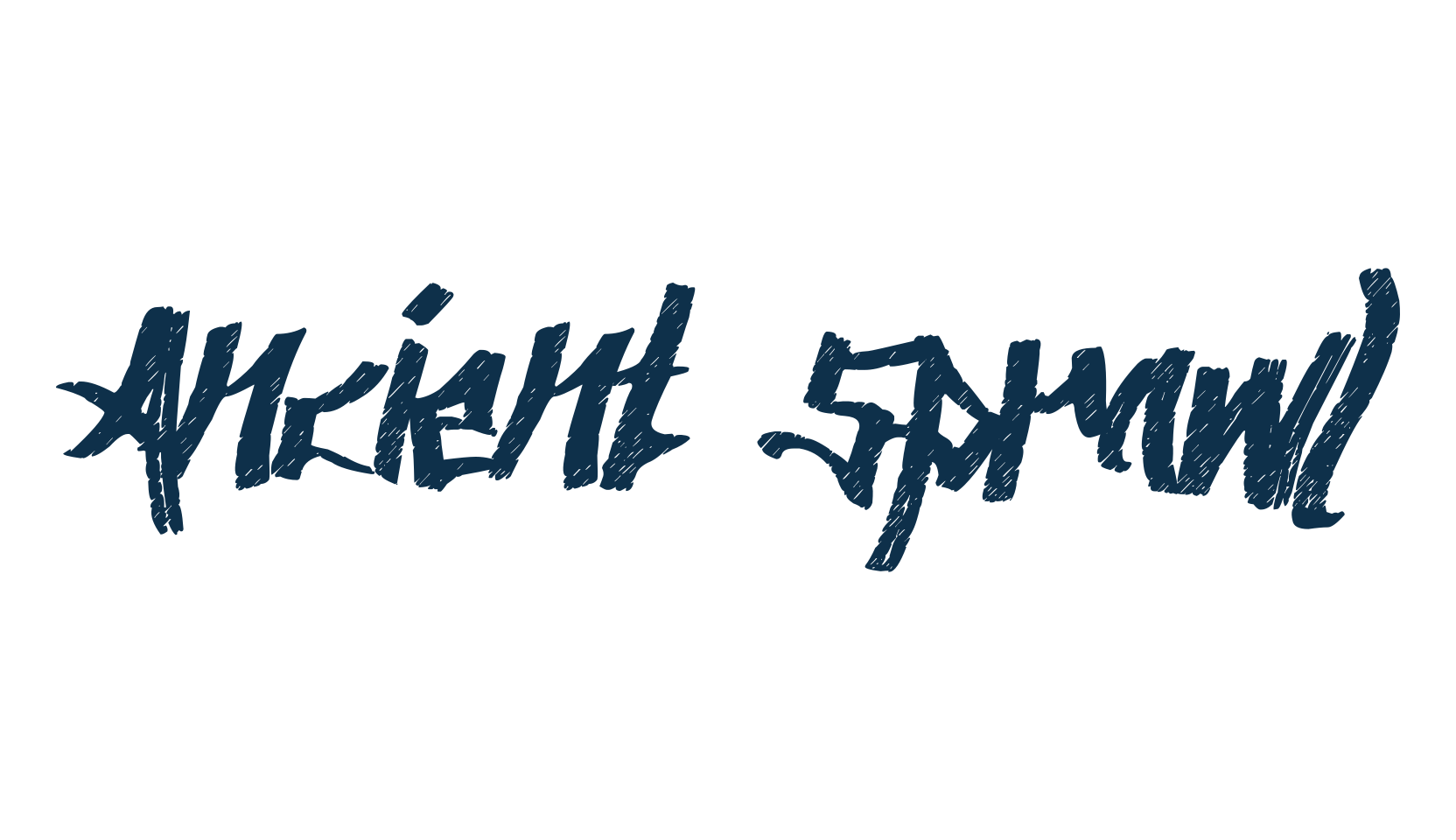 Ancient Sprawl, various font preview