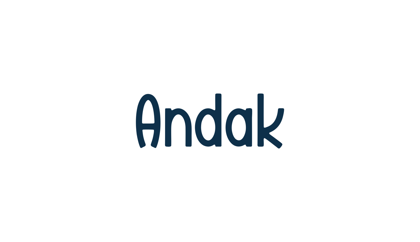 Andak, fancy cartoon decorative comic font preview