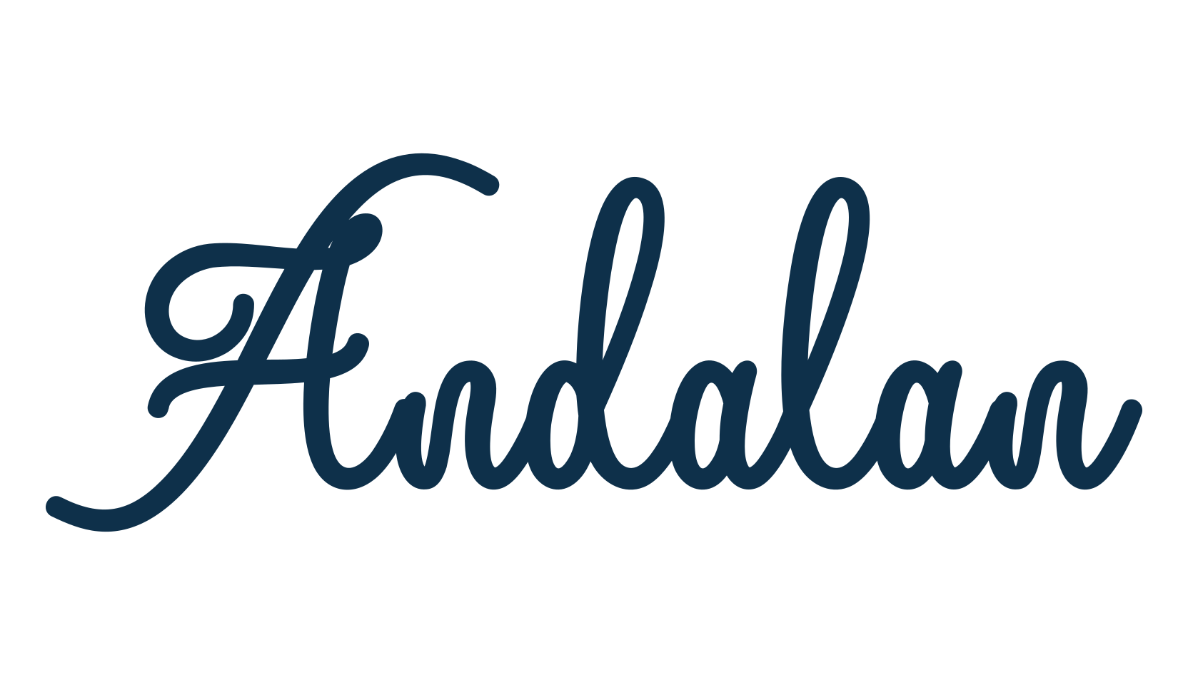 Andalan, various font preview