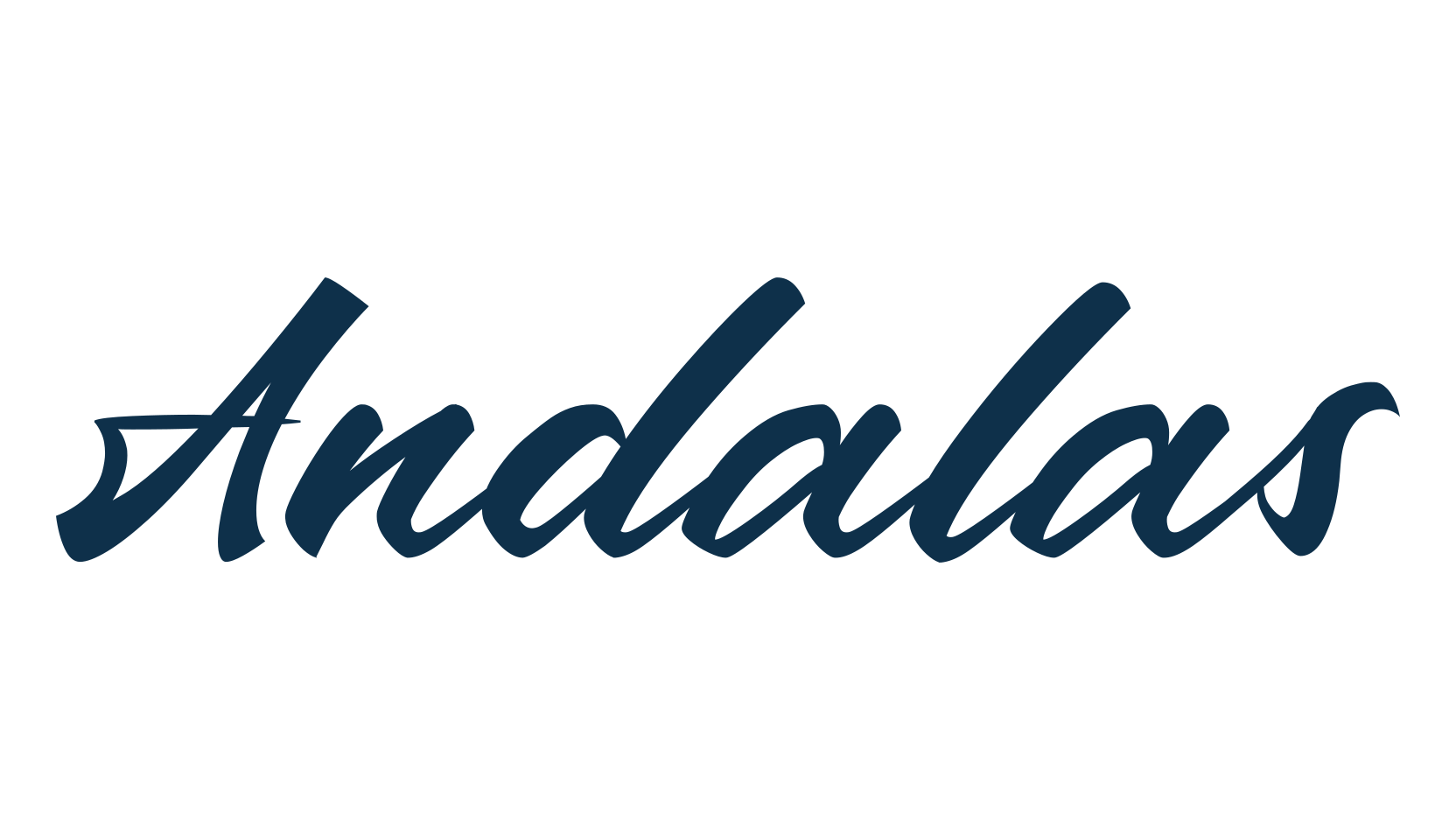 Andalas (andalas-3), fancy various decorative script calligraphy font preview