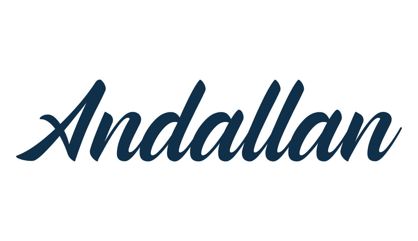 Andallan (andallan), calligraphy font preview