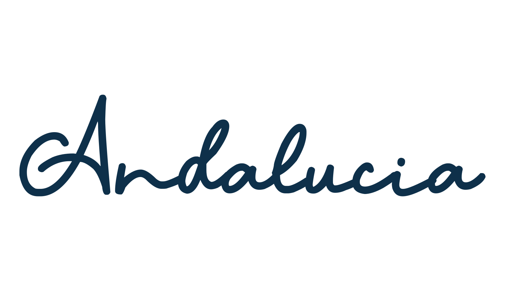 Andalucia, handwriting font preview