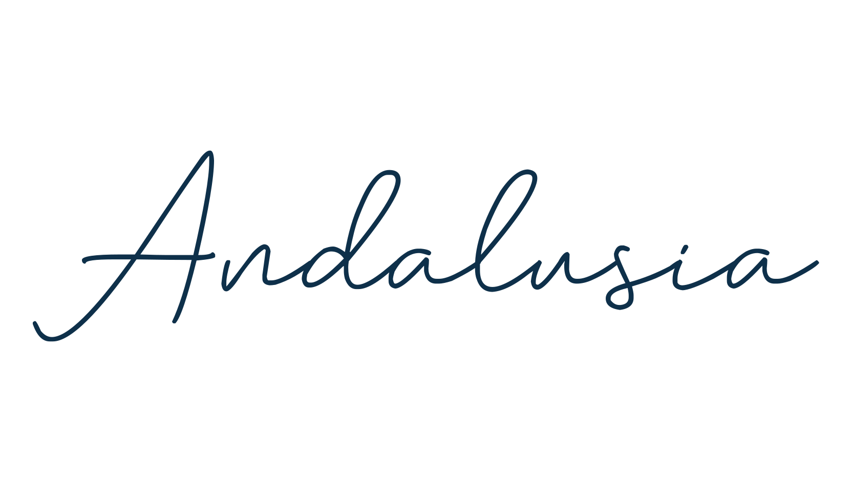 Andalusia (andalusia-4), script handwritten fancy decorative calligraphy font preview