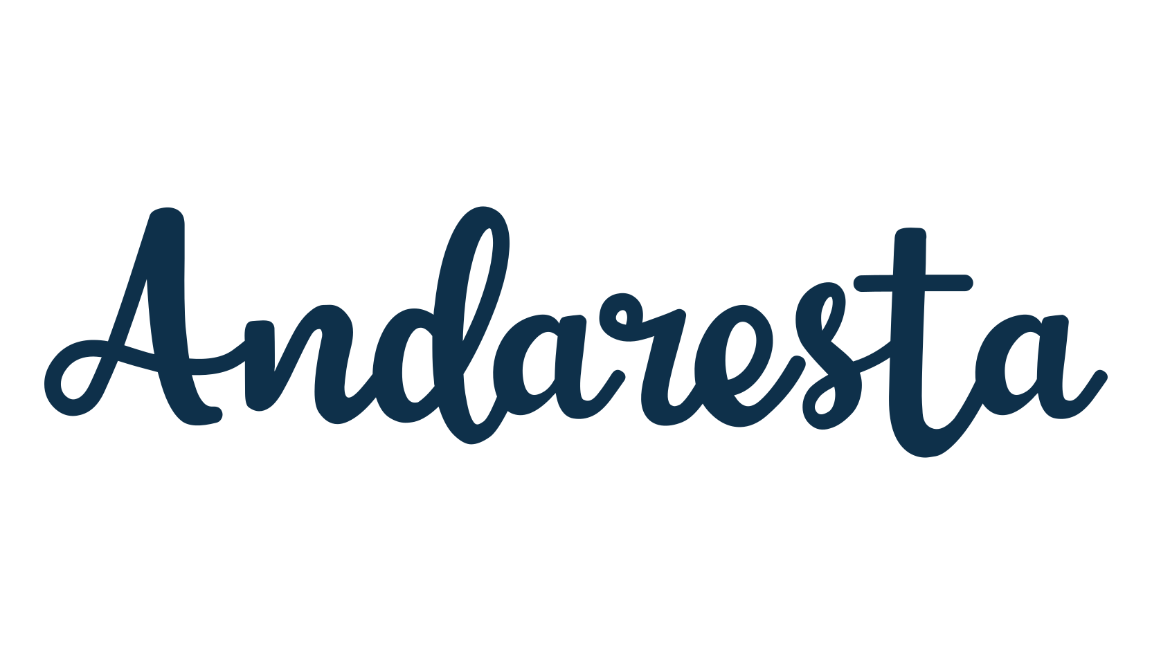Andaresta, fancy decorative font preview