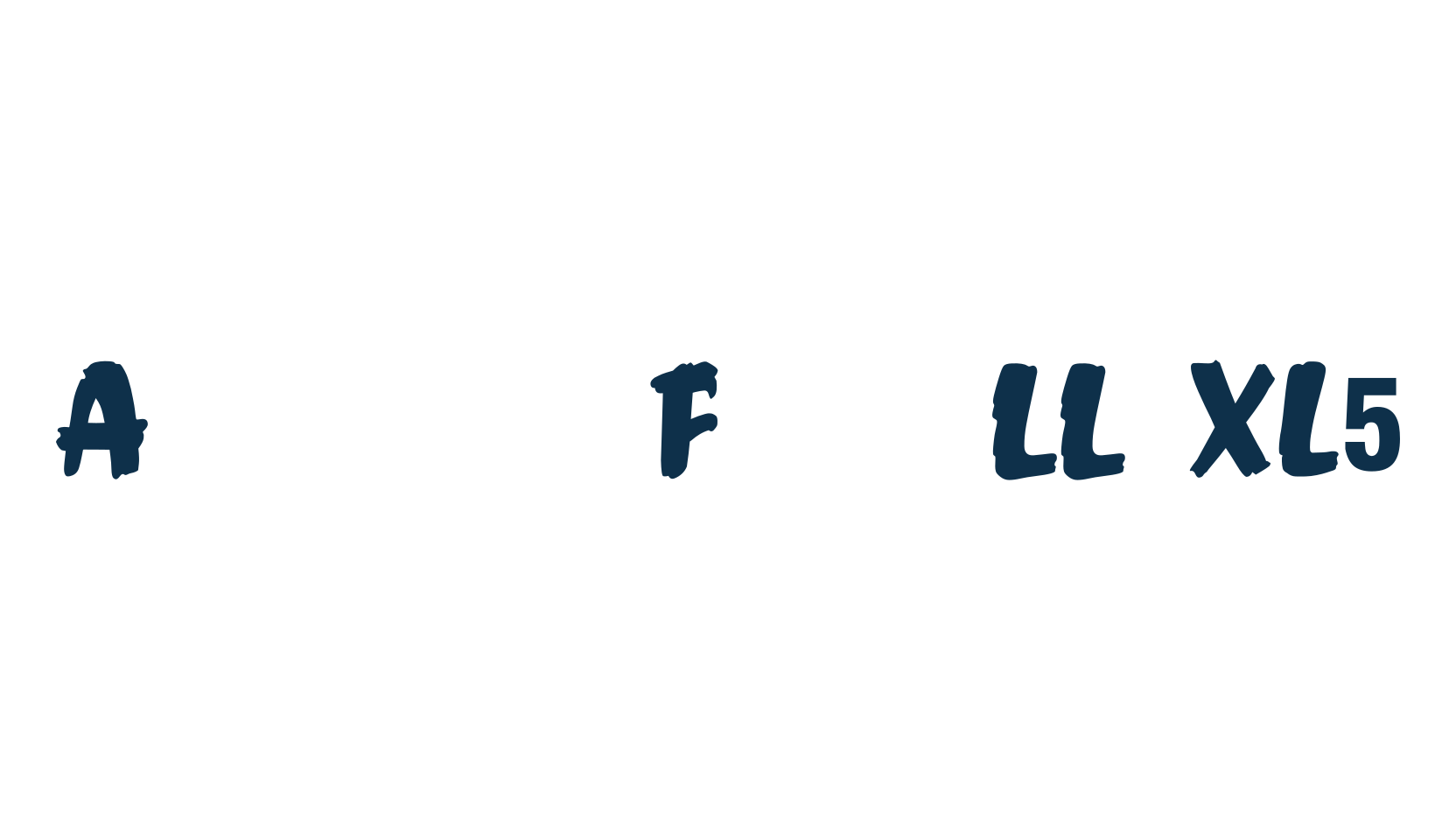 Anderson Fireball XL5, script brush fancy decorative calligraphy font preview