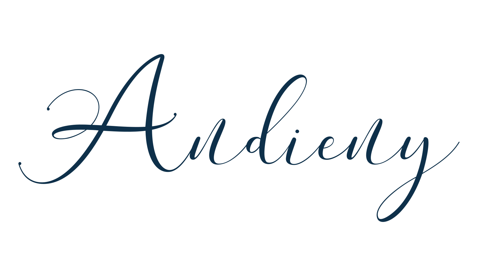 Andieny, script calligraphy fancy decorative font preview