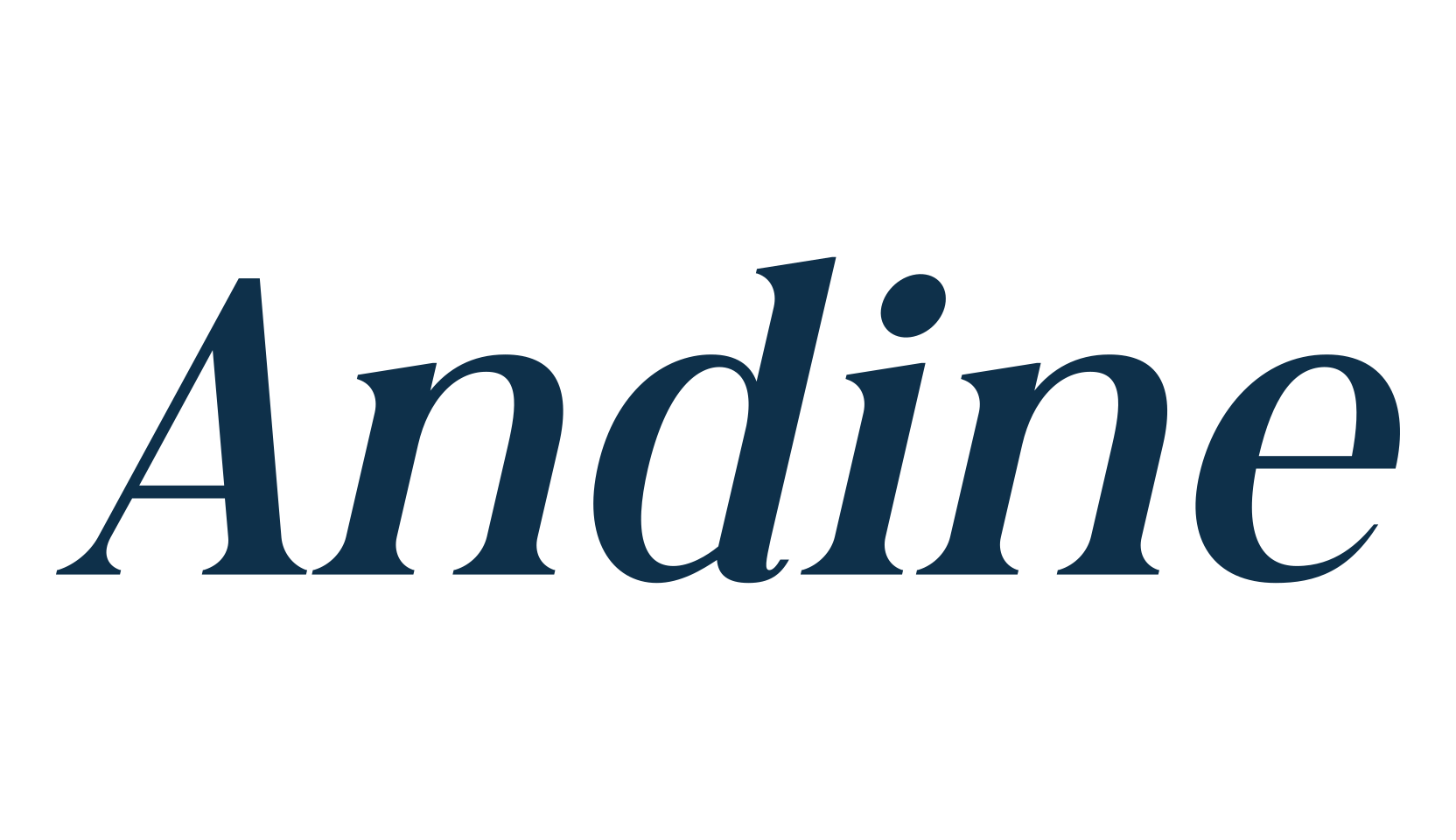 Andine, basic serif font preview