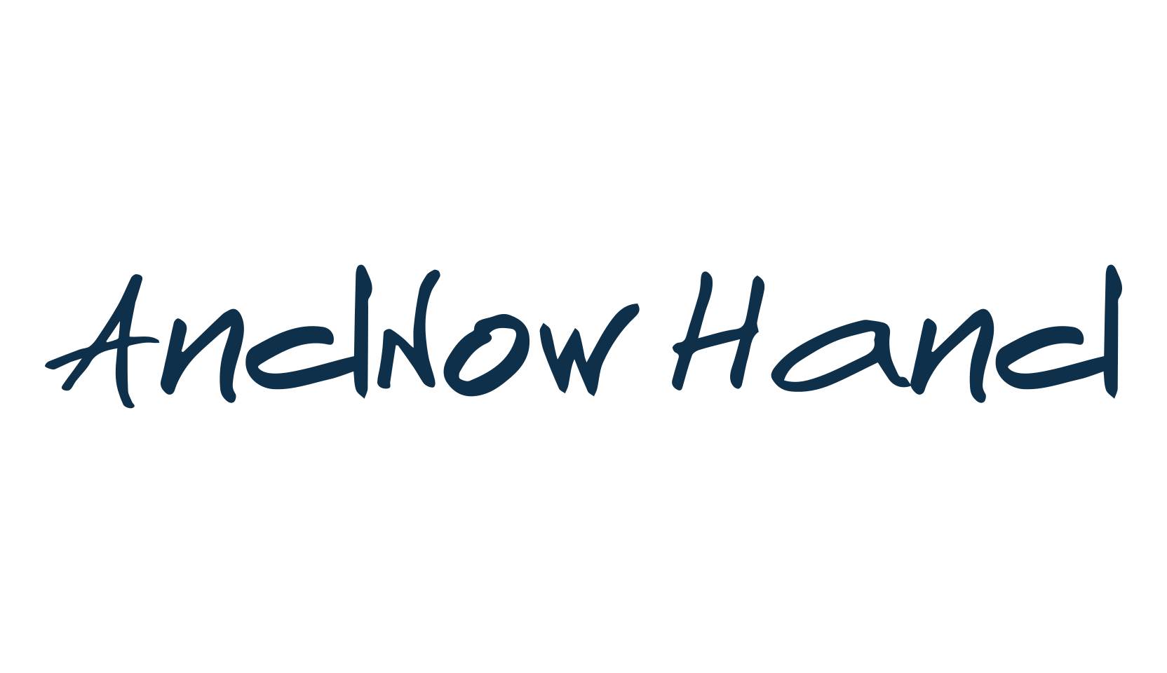 AndNow Hand, handwriting font preview