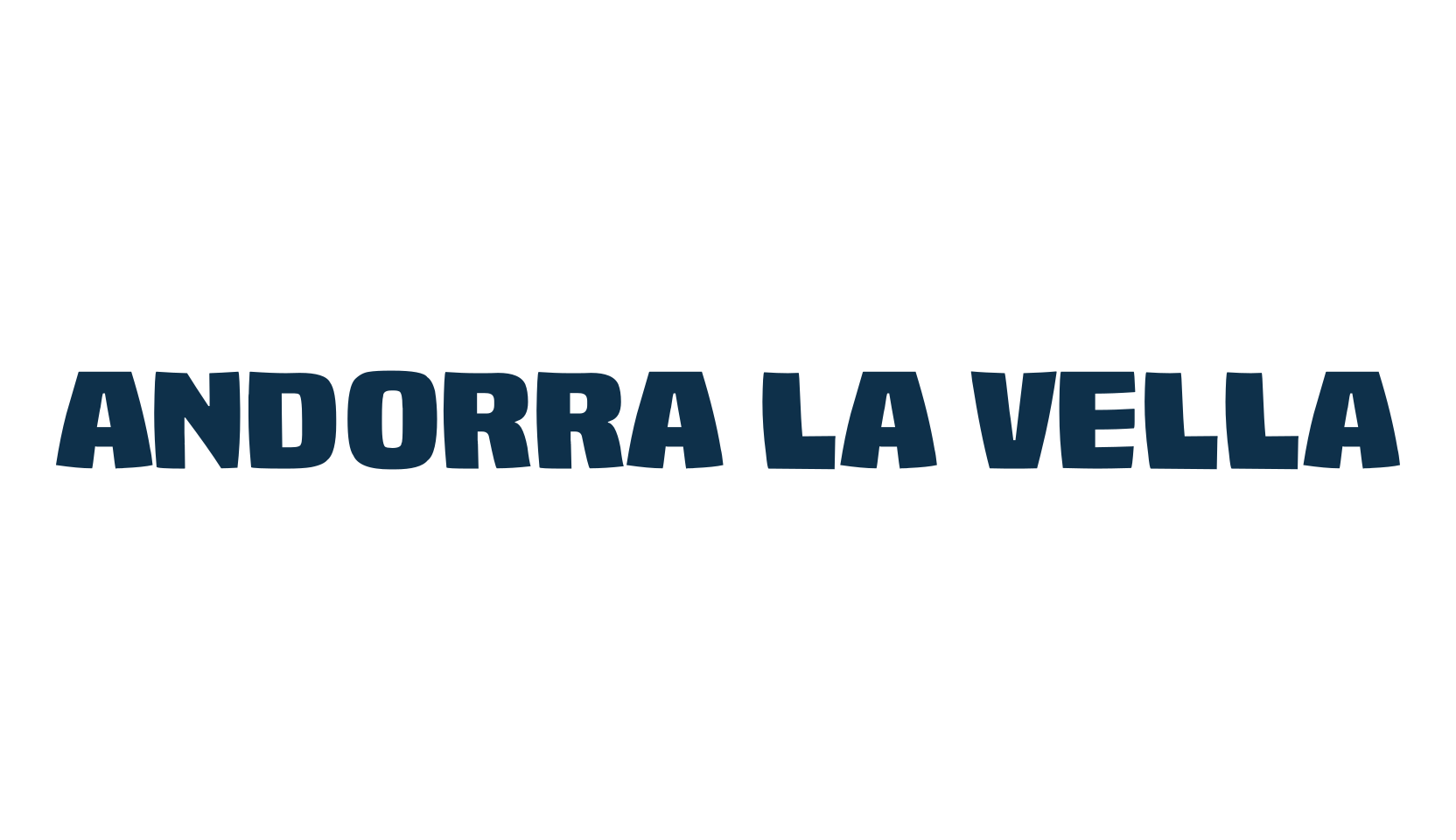 Andorra la Vella, fancy cartoon decorative font preview
