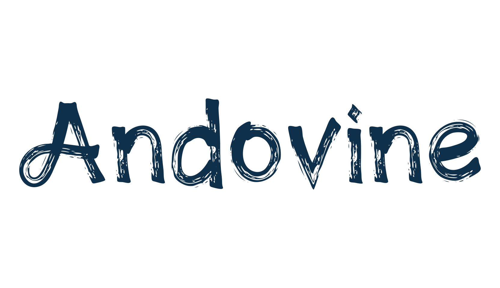 Andovine, various font preview