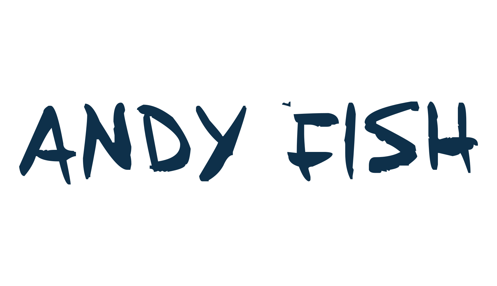 Andy Fish, script brush fancy decorative calligraphy font preview