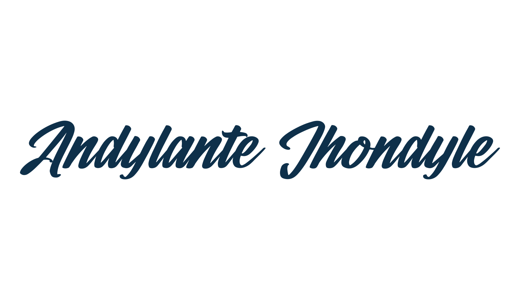 Andylante Jhondyle, display market font preview