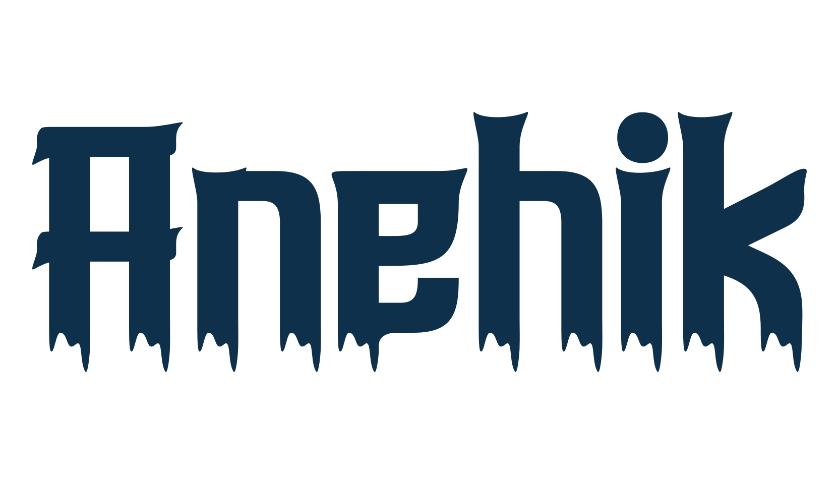 Anehik, fancy decorative font preview