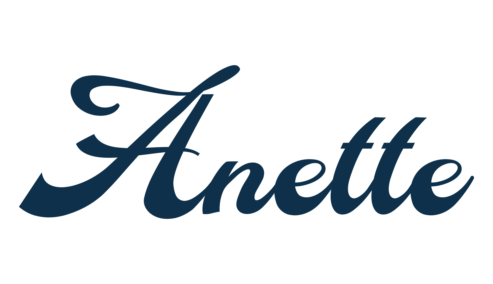 Anette, fancy old school decorative script calligraphy font preview