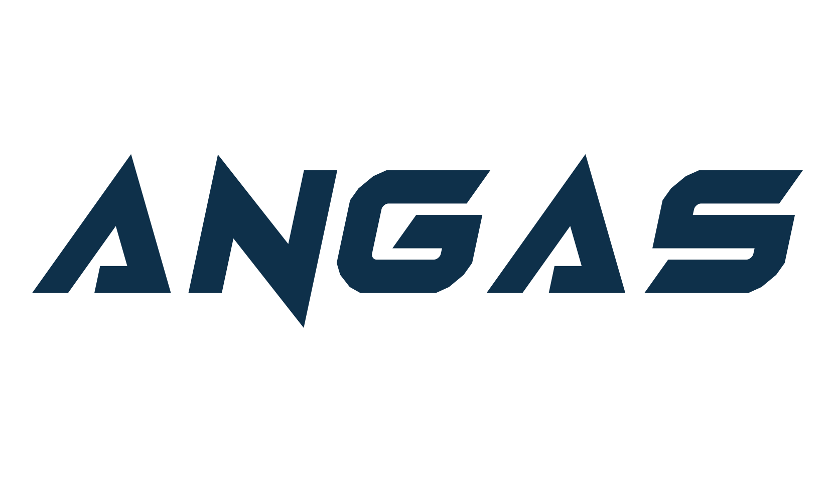 Angas, techno sci-fi font preview