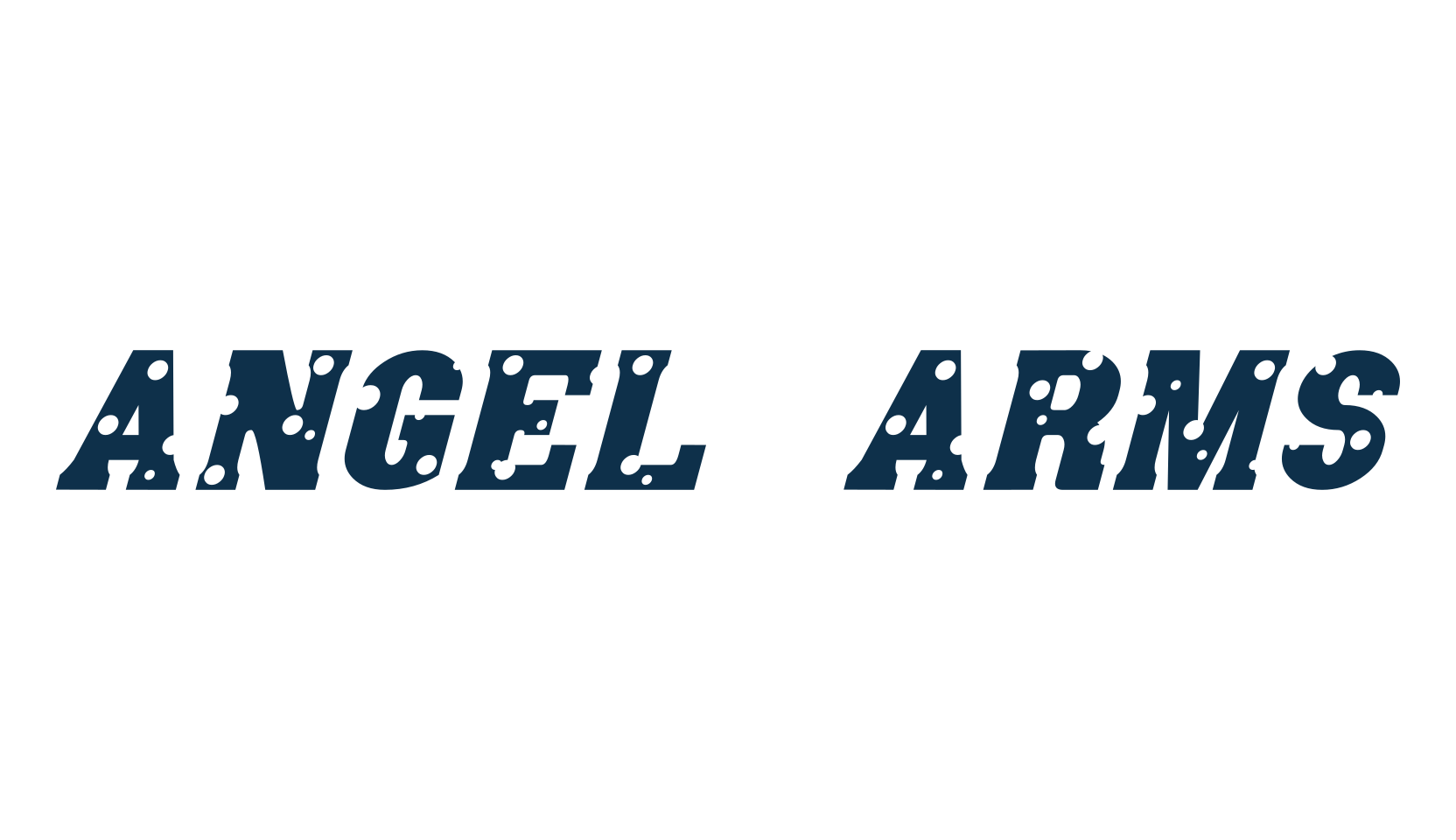 Angel Arms, fancy western decorative font preview