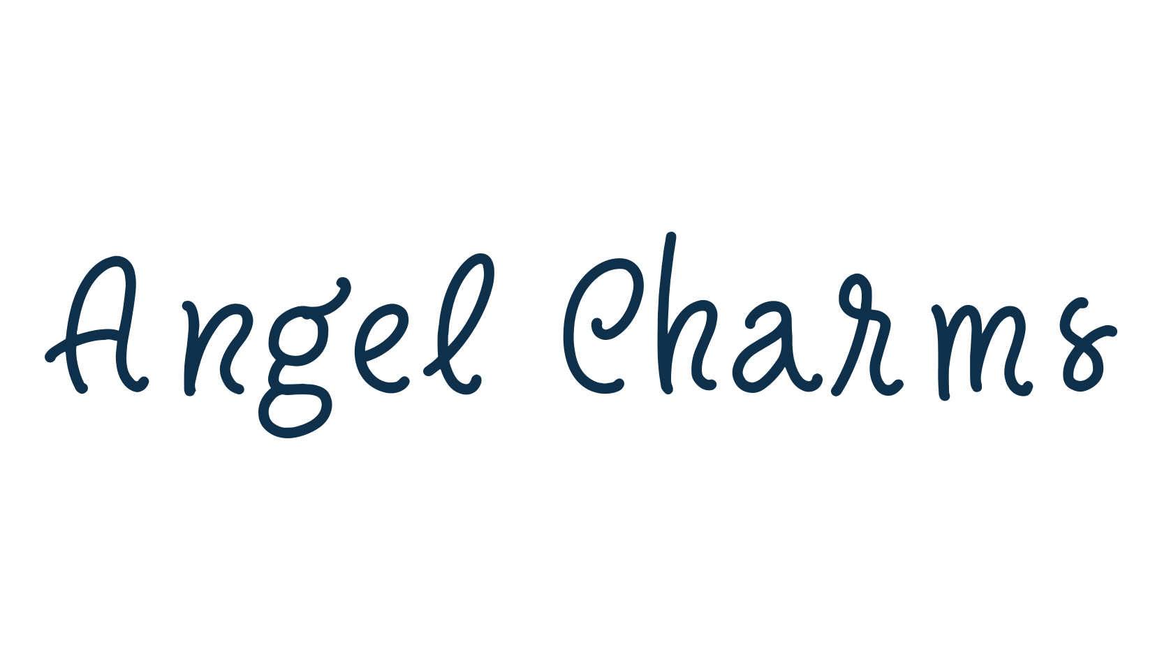 Angel Charms, handwriting font preview