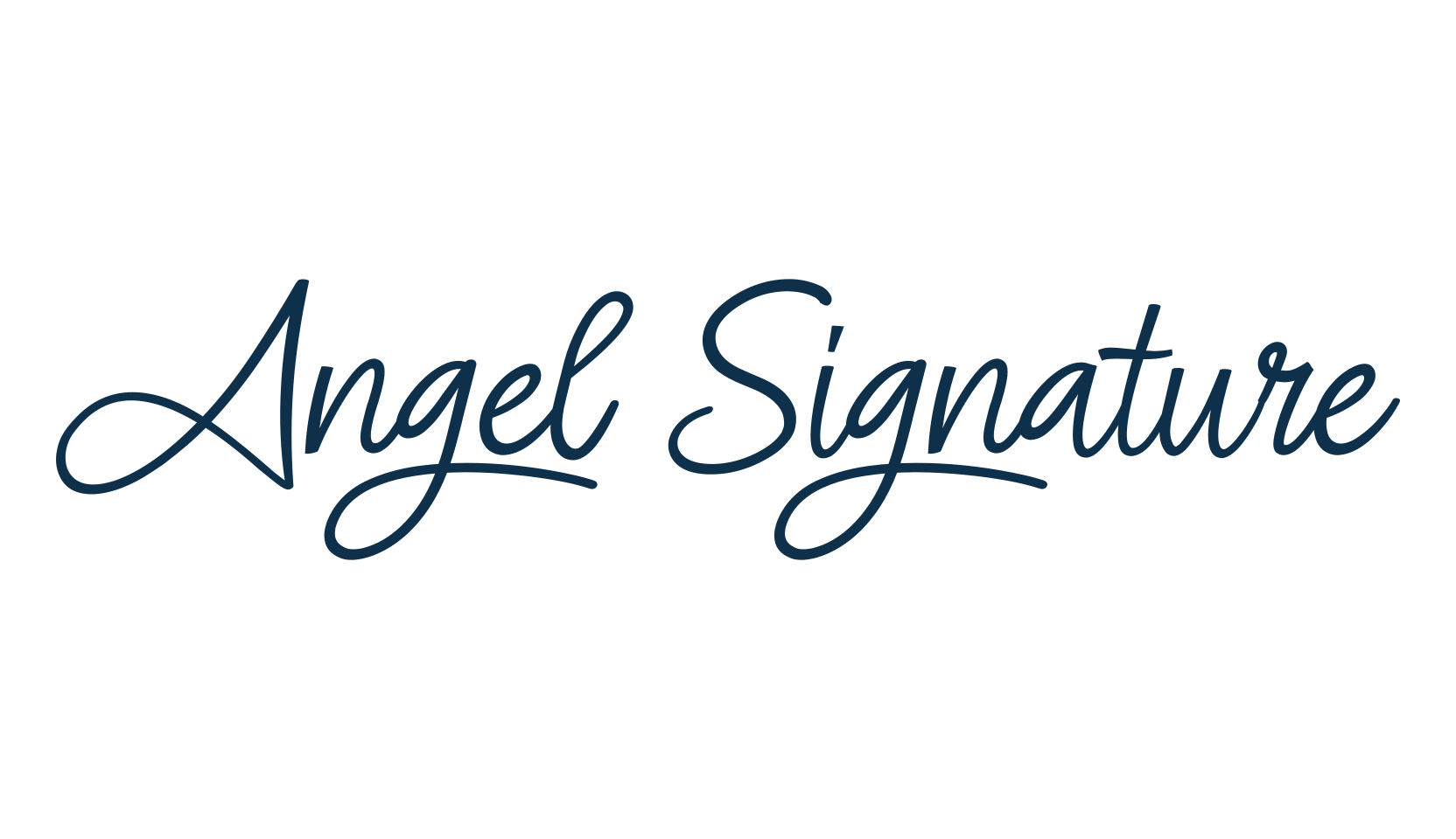 Angel Signature, script handwritten fancy decorative calligraphy font preview