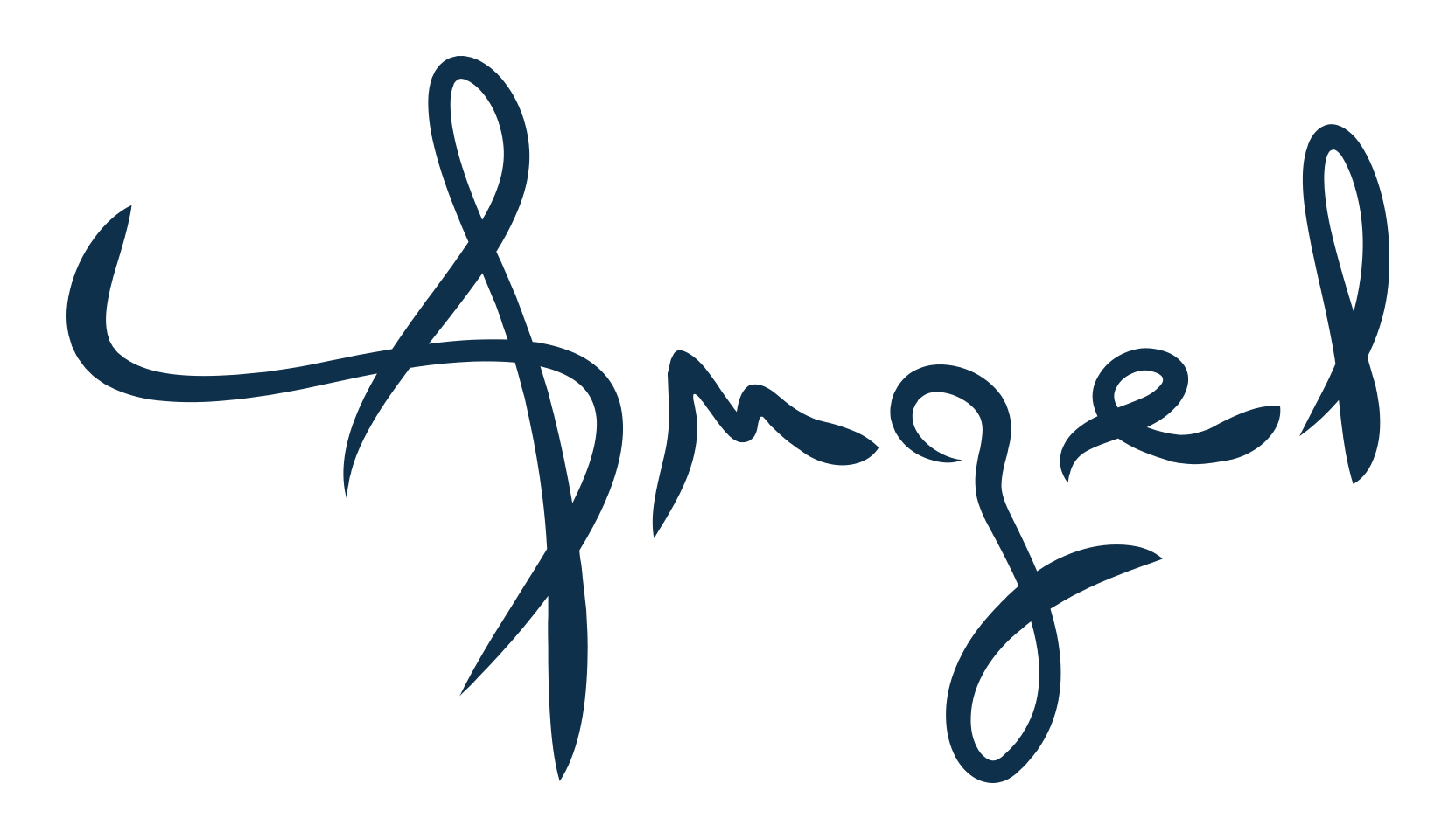 Angel (angel4), calligraphy font preview