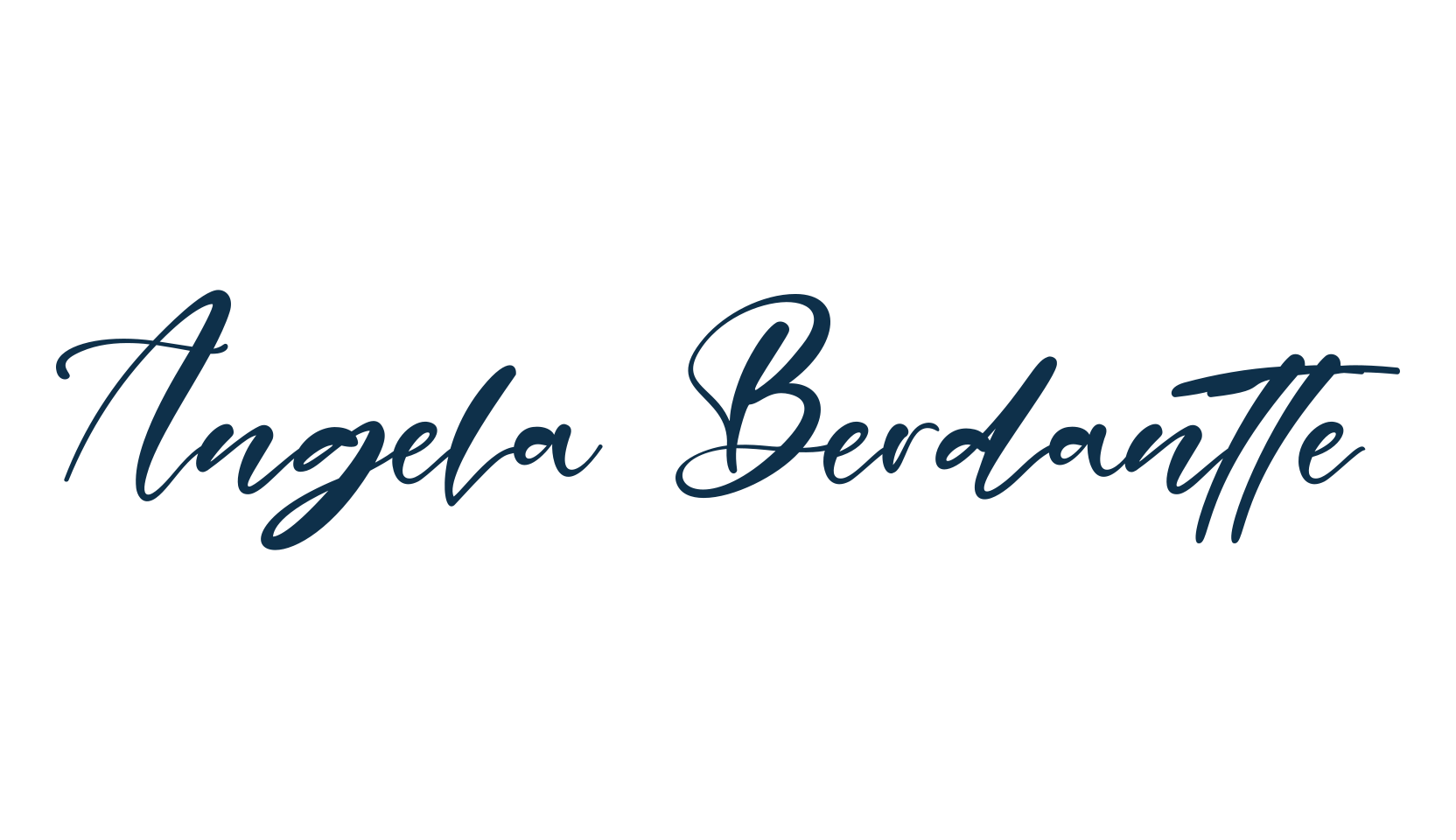 Angela Berdantte, script calligraphy fancy decorative font preview