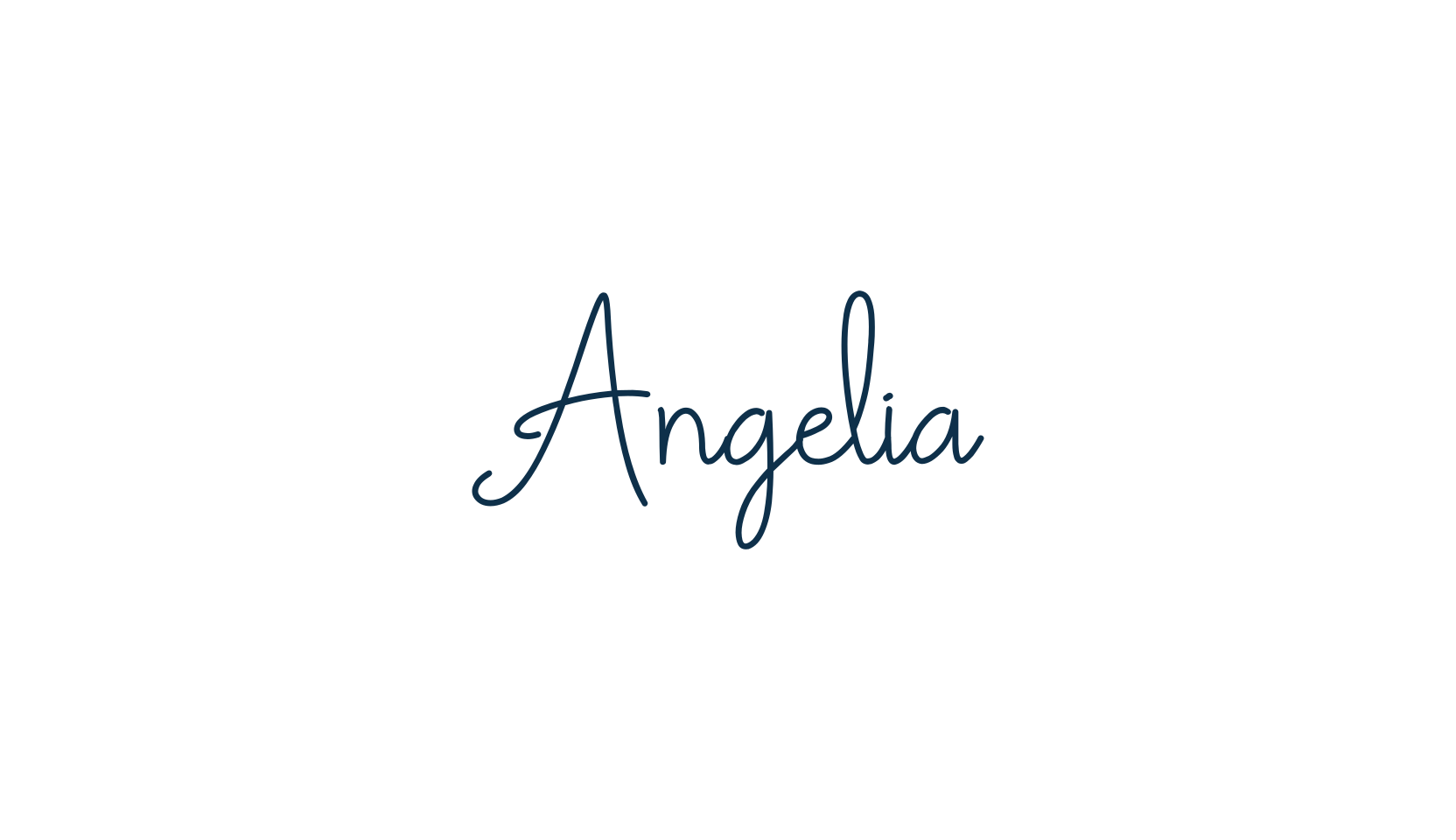 Angelia, script handwritten fancy decorative calligraphy font preview