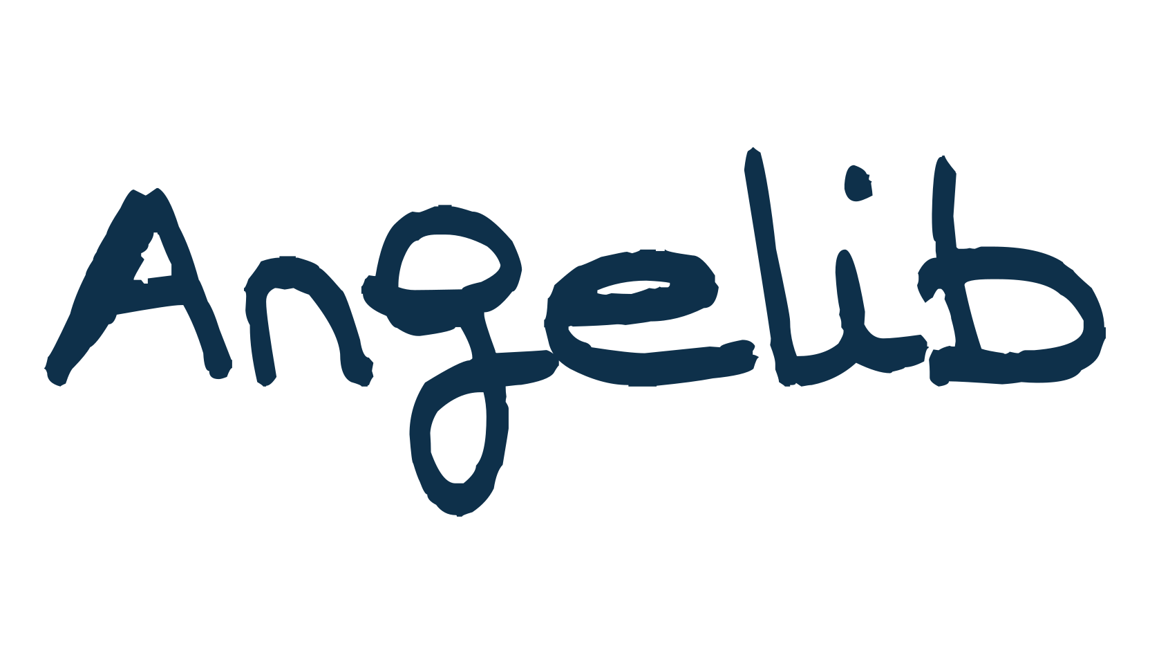 Angelib, script handwritten fancy decorative calligraphy font preview