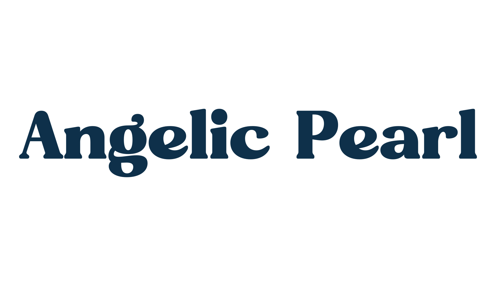 Angelic Pearl, serif font preview