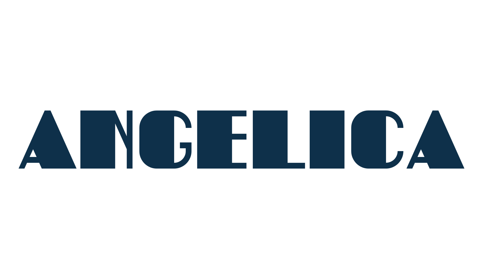 Angelica (angelica-3), fancy retro decorative font preview