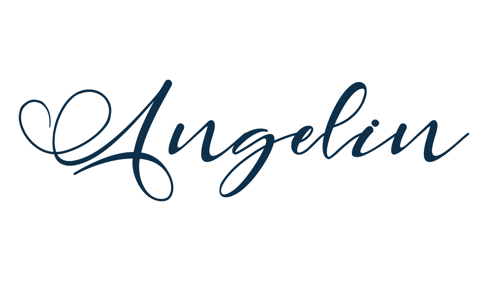 Angelin (angelin), fancy various decorative script calligraphy font preview